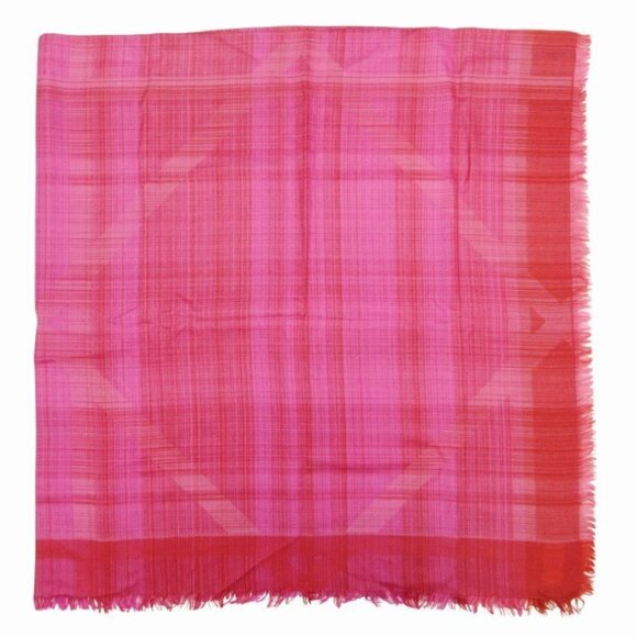 Dior Cannage Jacquard Large Size Stole Cashmere Silk Shawl Logo Woven Scarf